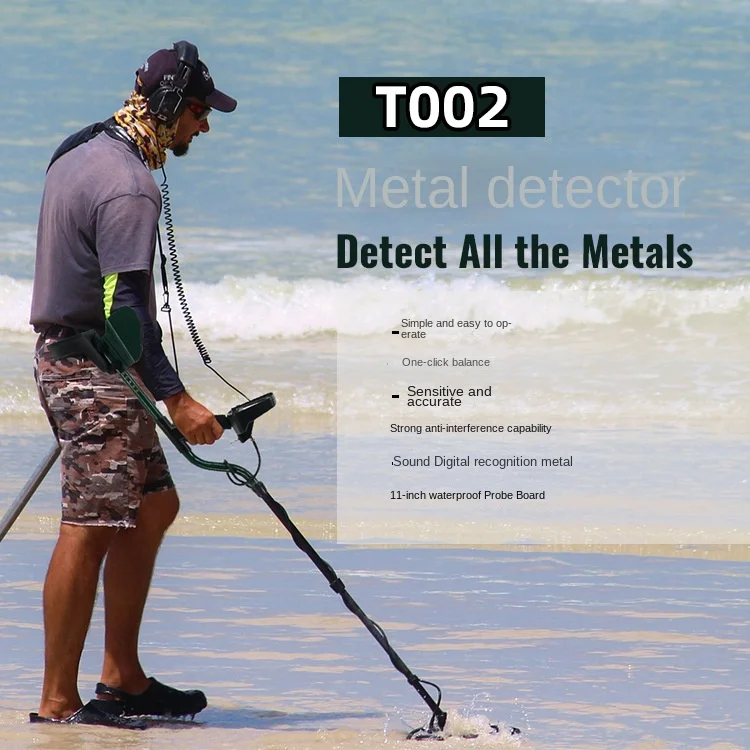 T2 Metal Finder Treasure Finder Archaeology Handheld outdoor gold detector  mine prospecting for precious  metal detector