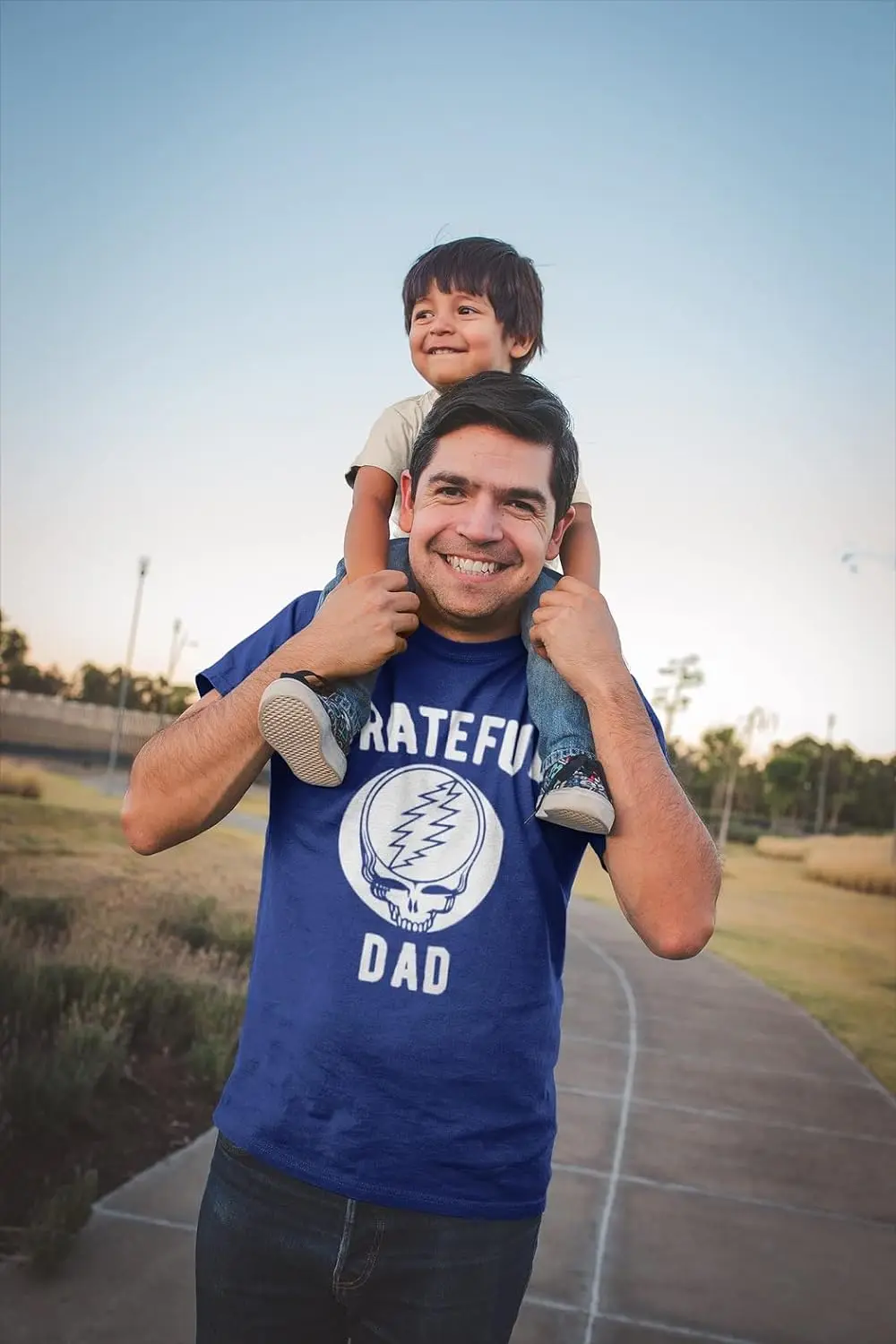 PEACE Men's Short Sleeve T-Shirt Dad Steal Your Face Father's Day Stealie Officially Licensed