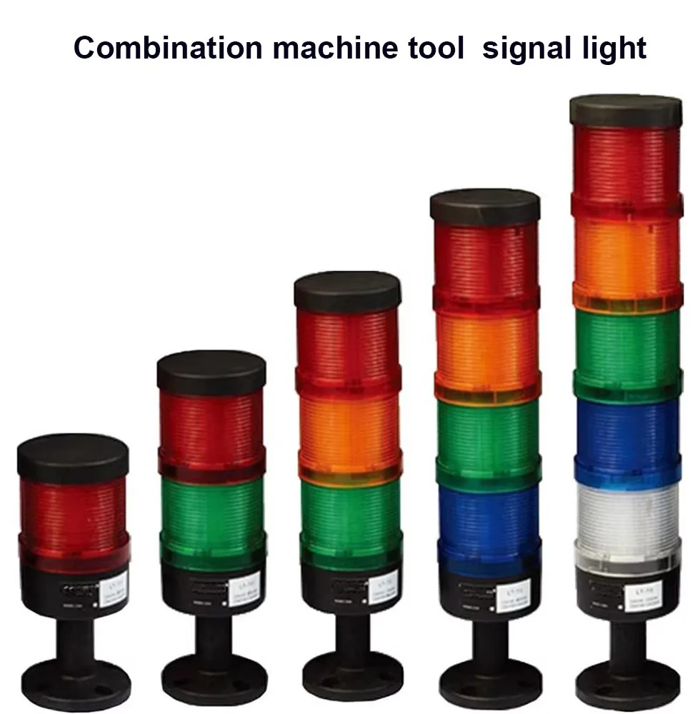 

Stack Lamp Industrial LED Signal Tower Alarm Caution Light Tower Industrial Warning Light for Machine no buzzer