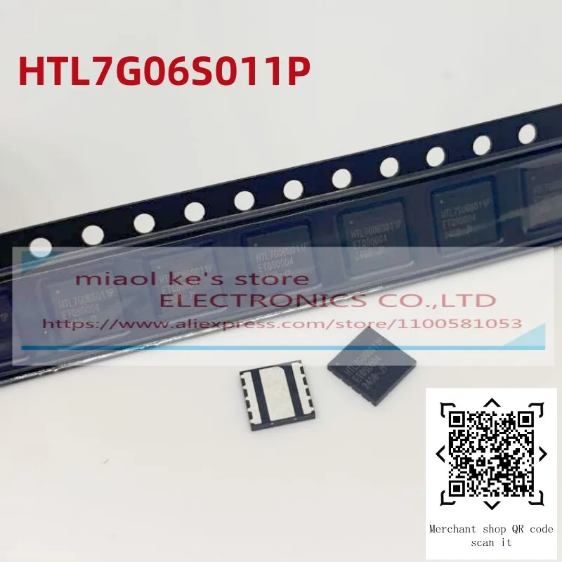 [5pcs]100%New original HTL7G06S011P 100-600MHz, 11W, 7.2V WIDE BAND RF POWER LDMOS TRANSISTOR PDFN5X5