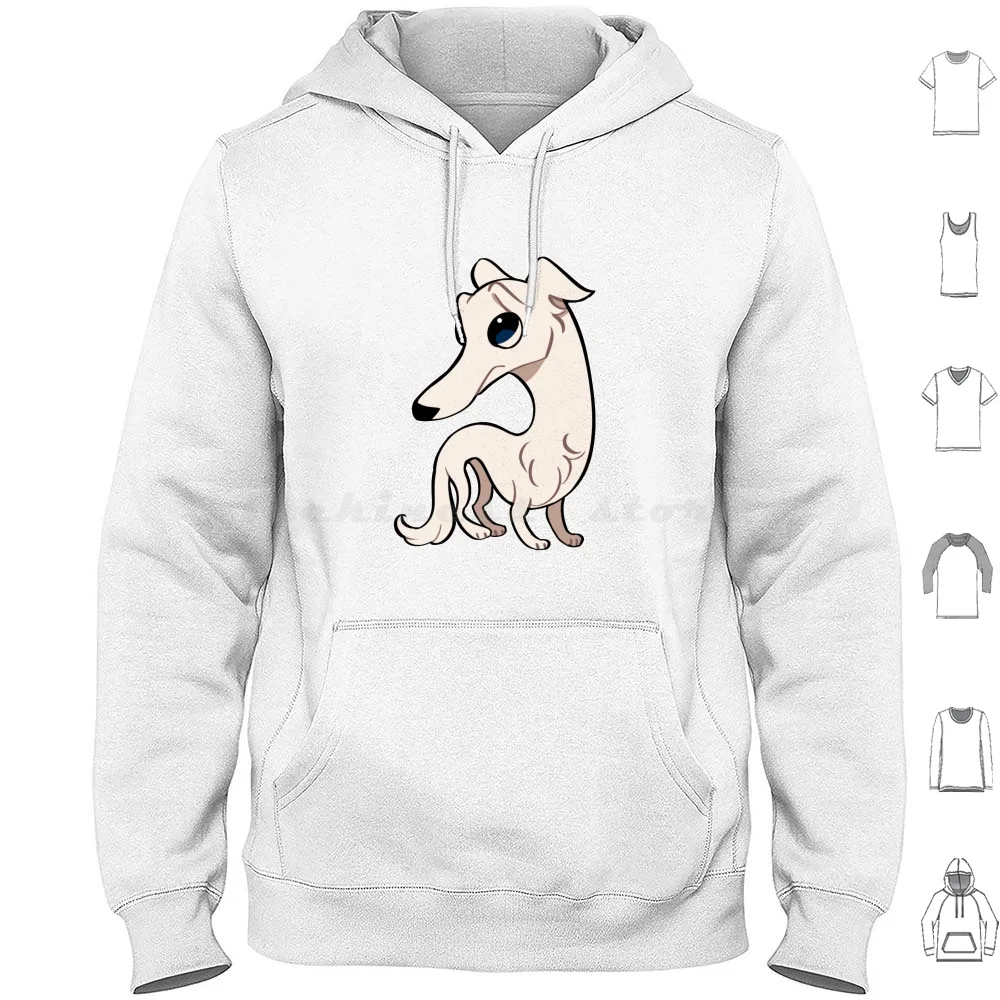 Didn'T I Do It For You ? Hoodie cotton Long Sleeve Borzoi Didnt I Do It For You Kermie Long Dog Meme Let Me Do It For You