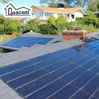 Wholesale BIPV Solar Roof Shingles Photovoltaic Tiles Solar System Roof Brick Off-Grid Building Solution Solar Energy