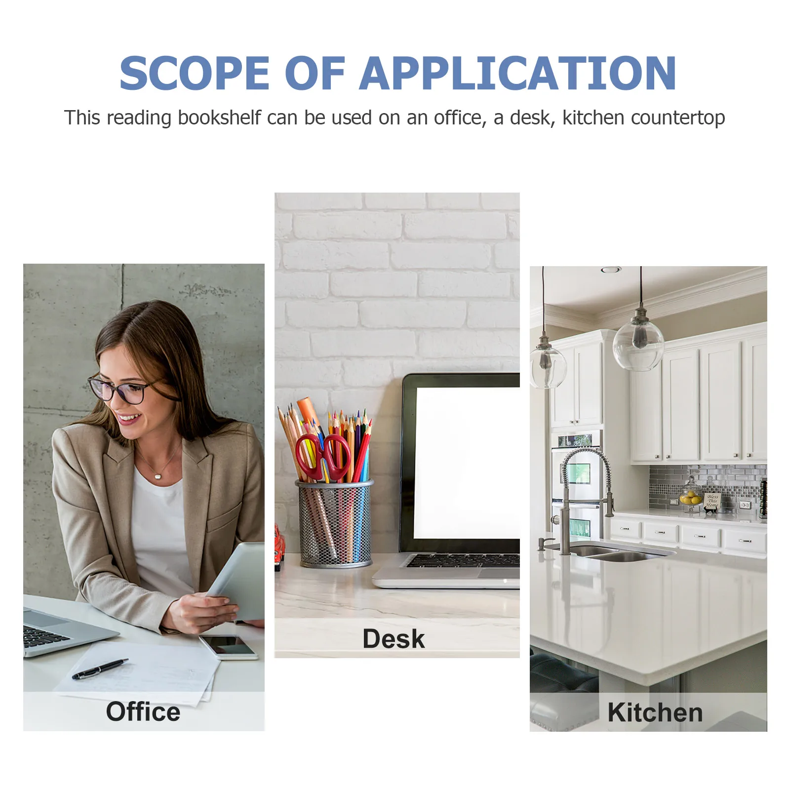 

Bookshelf Reading Rack Bookshelves Multifunctional Desktop Minimal Free