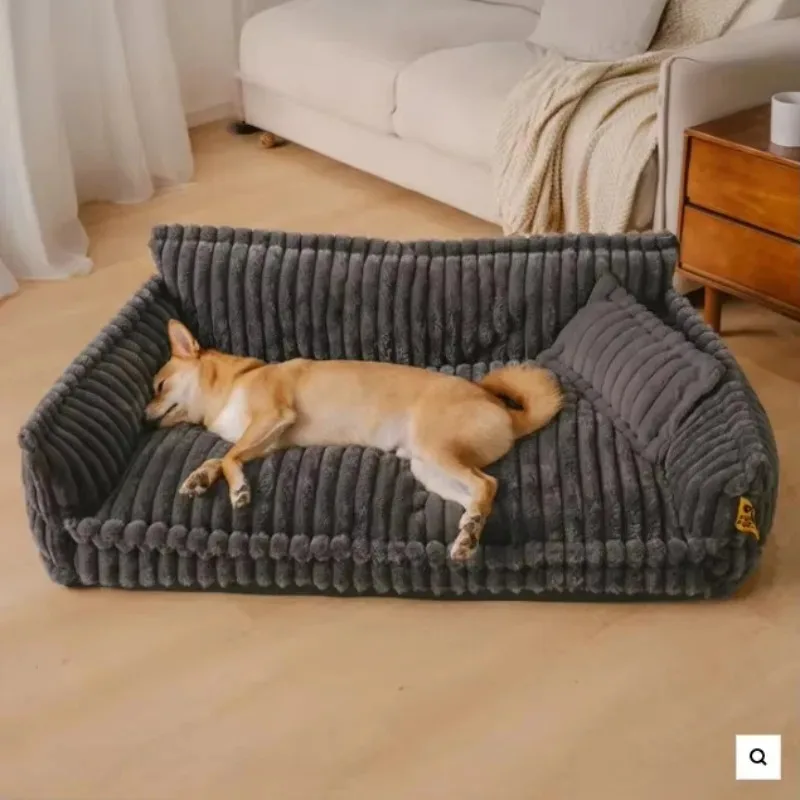 pet bed Factory Wholesale Modern Luxury Pet Bed Plush Fluffy Fuzzy Pet Sofa Bed Customized Dog Bed With Cheap Price