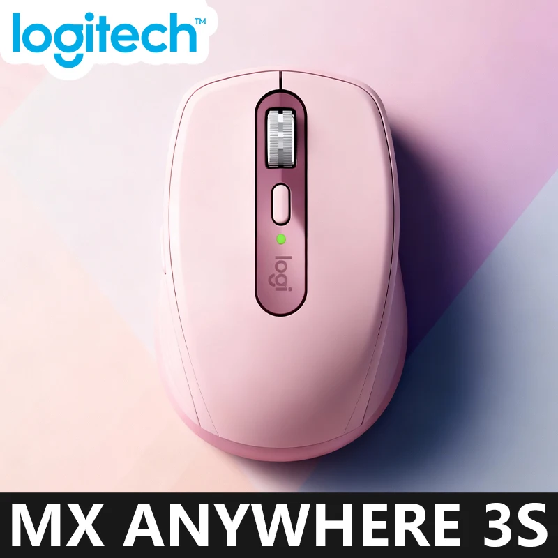 

Logitech MX Anywhere 3S Wireless Mouse, Logi Bolt Tech, Silent Clicks, MagSpeed Wheel, 8000 DPI, 3-Device, USB-C Charge