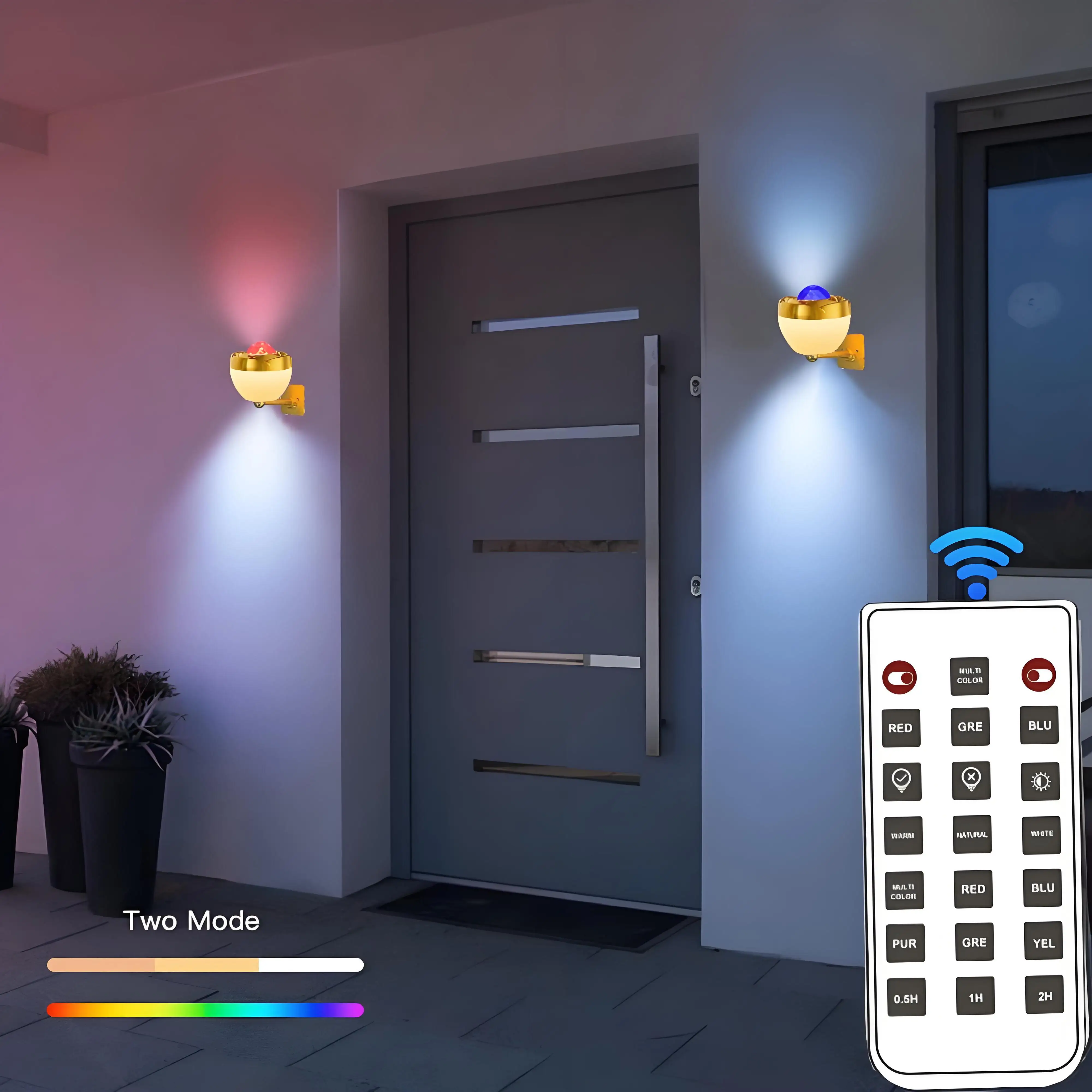 

Led Wall Lamp Bedroom Bedside Hotel Hallway Living Room Balcony Creative Background Atmosphere Projection Reading Night Light