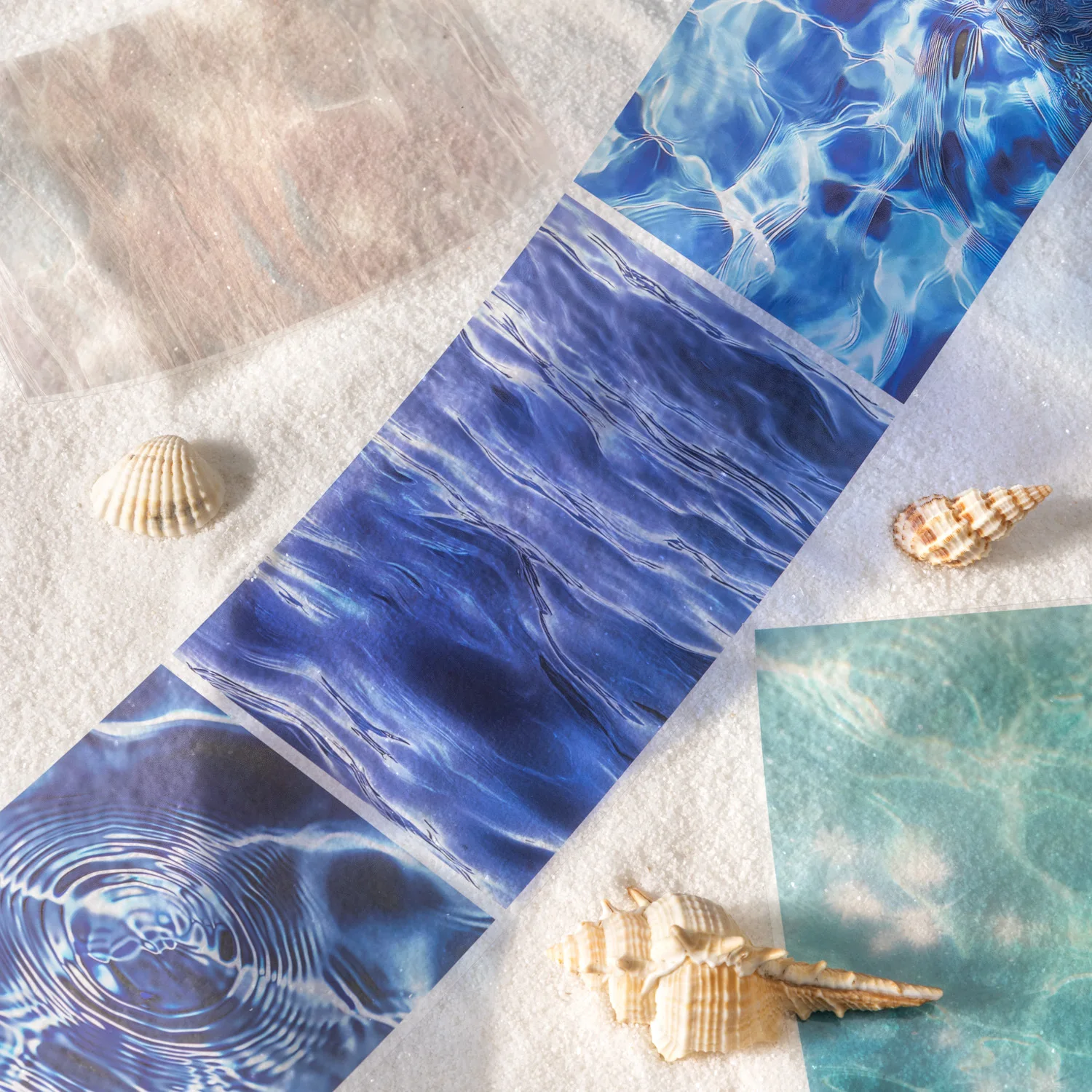 

1pcs/1lot Decorative Adhesive Tapes Listening to the gentle murmurs of the waves Junk Journal Japanese Masking Stickers