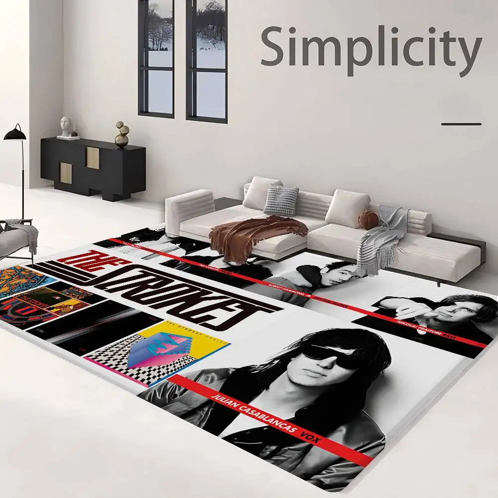 Rock Band The S-Strokes Kitchen Mat Cheaper Anti-slip Modern Living Room Balcony Printed Modern Home Decor