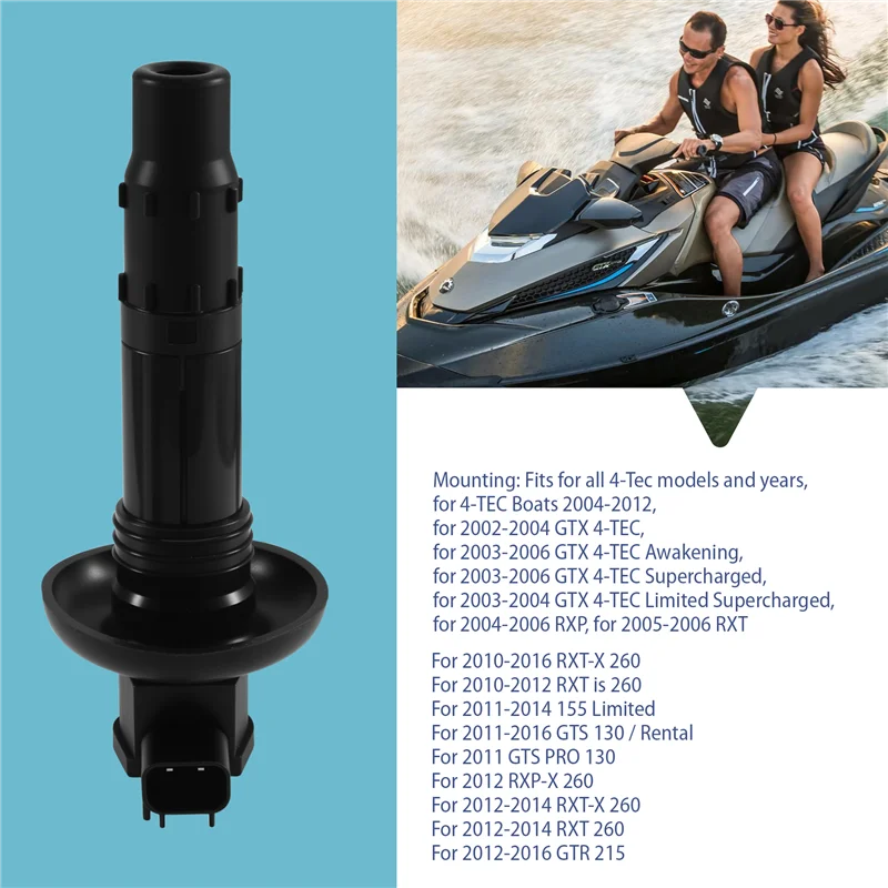 

A90Q-3PCS Ignition Coil For Seadoo RXP GTX RXT GTR 130 155 185 215 255 260 Part Number:420664020 296000307
