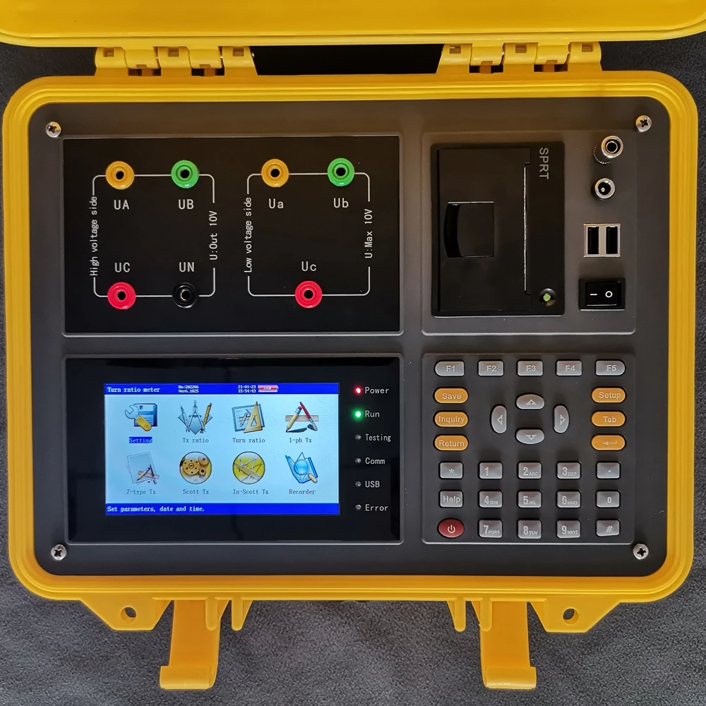 Portable 3 Phase PT CT Potencial Current Transformer Turn Turns Ratio Tester Special TTR Tester Meter Test Set Kit Price