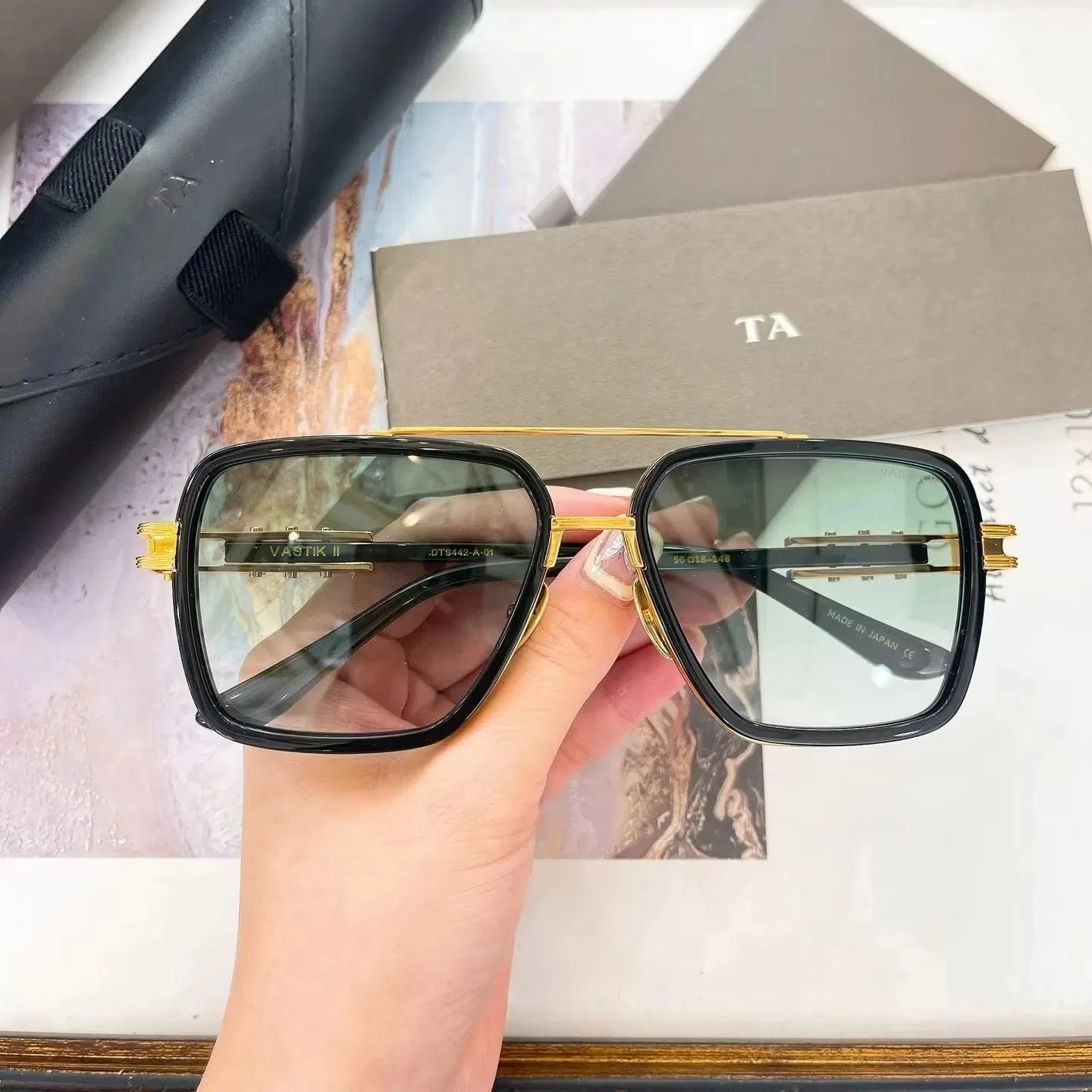 

Authentic For DIYTA DT VASTIK II DTS442-A Popular Leisure Men Women Sun Glasses Classic Vintage Male Couple Eyewear With Box