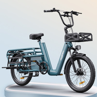 Onesport OT01 Electric Bike 3-Speed Adjustable 650W Rear Motor 48V 27Ah Super Large Battery 20‘’ Tire Ebike With App Control