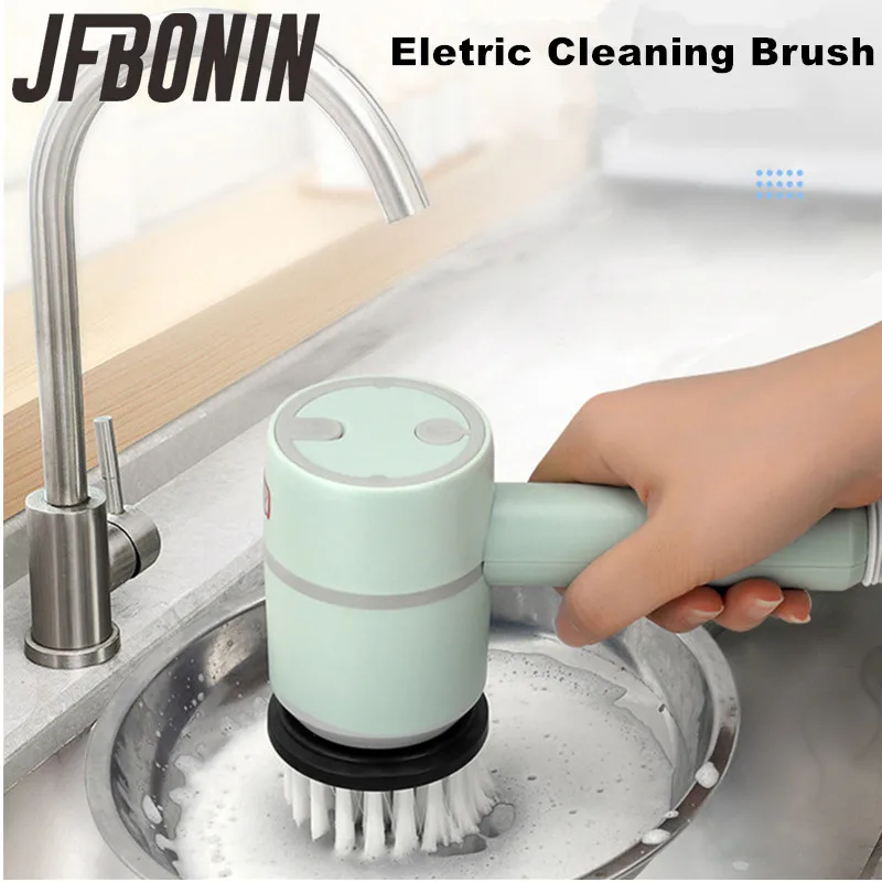 2025 多機能ワイヤレス電動クリーニングブラシ家庭用トイレクリーニングツールハンドヘルドキッチンクリーニングブラシ