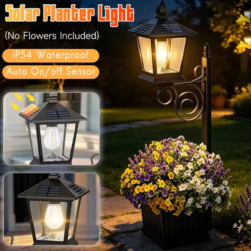 solar-2-in-1-planter-wall-floor-light-warm-white-waterproof-lamp-for-outdoor-decor-use-in-garden-patio-porch-as-elegant-flower