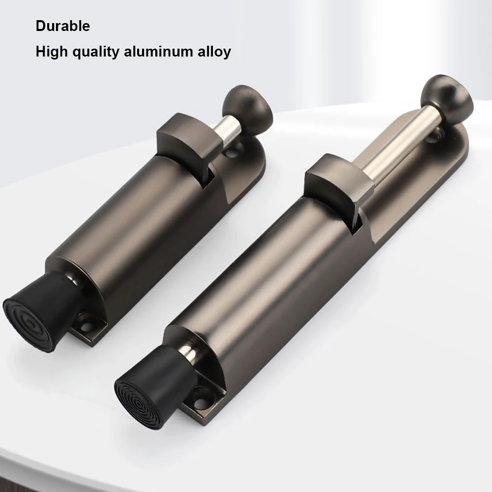 Telescopic Heavy Duty Stopper Spring Loaded Door Restraint Metal Adjustable Position with Foot Brake Wedges for Door Bottom Seam