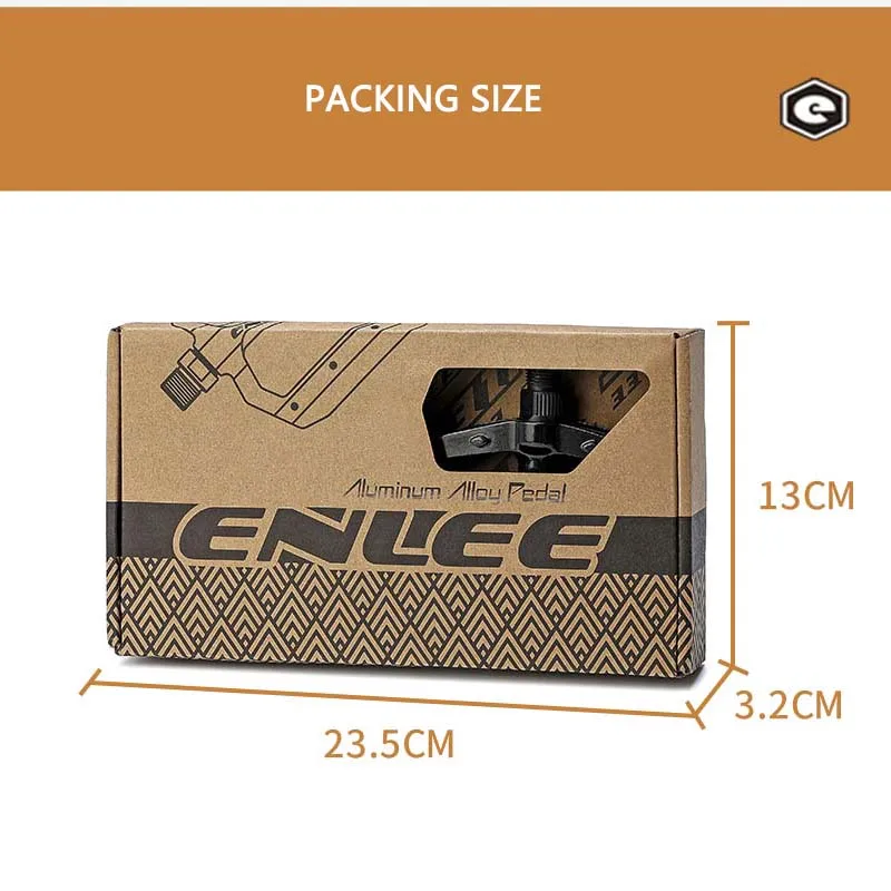 Enlee Fahrrad pedale 3 Lager ultraleichte rutsch feste cnc bmx mtb Rennrad du Pedal Radfahren versiegelte Lager Fahrrad pedale – Detail 12
