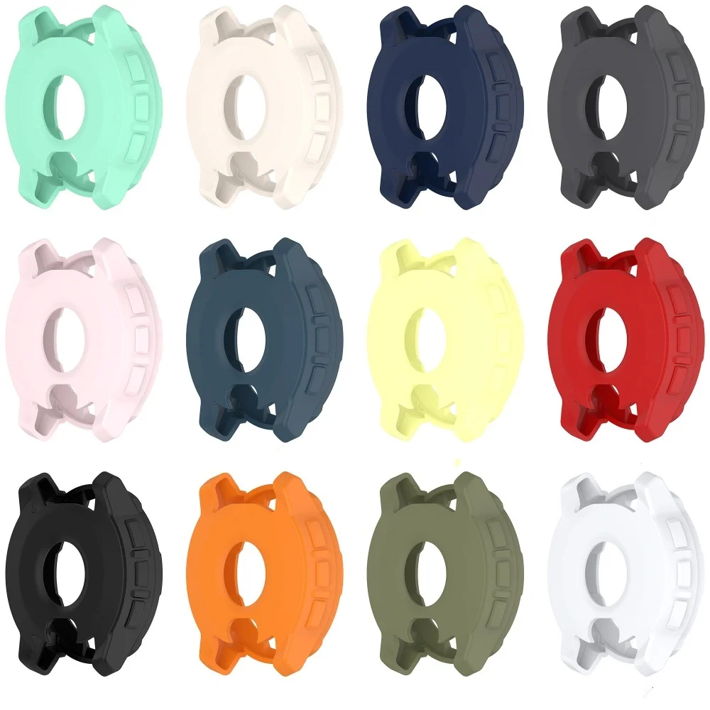 Защитный чехол-рамка для умных часов Garmin Instinct 3, мягкие силиконовые чехлы с рамкой, чехол