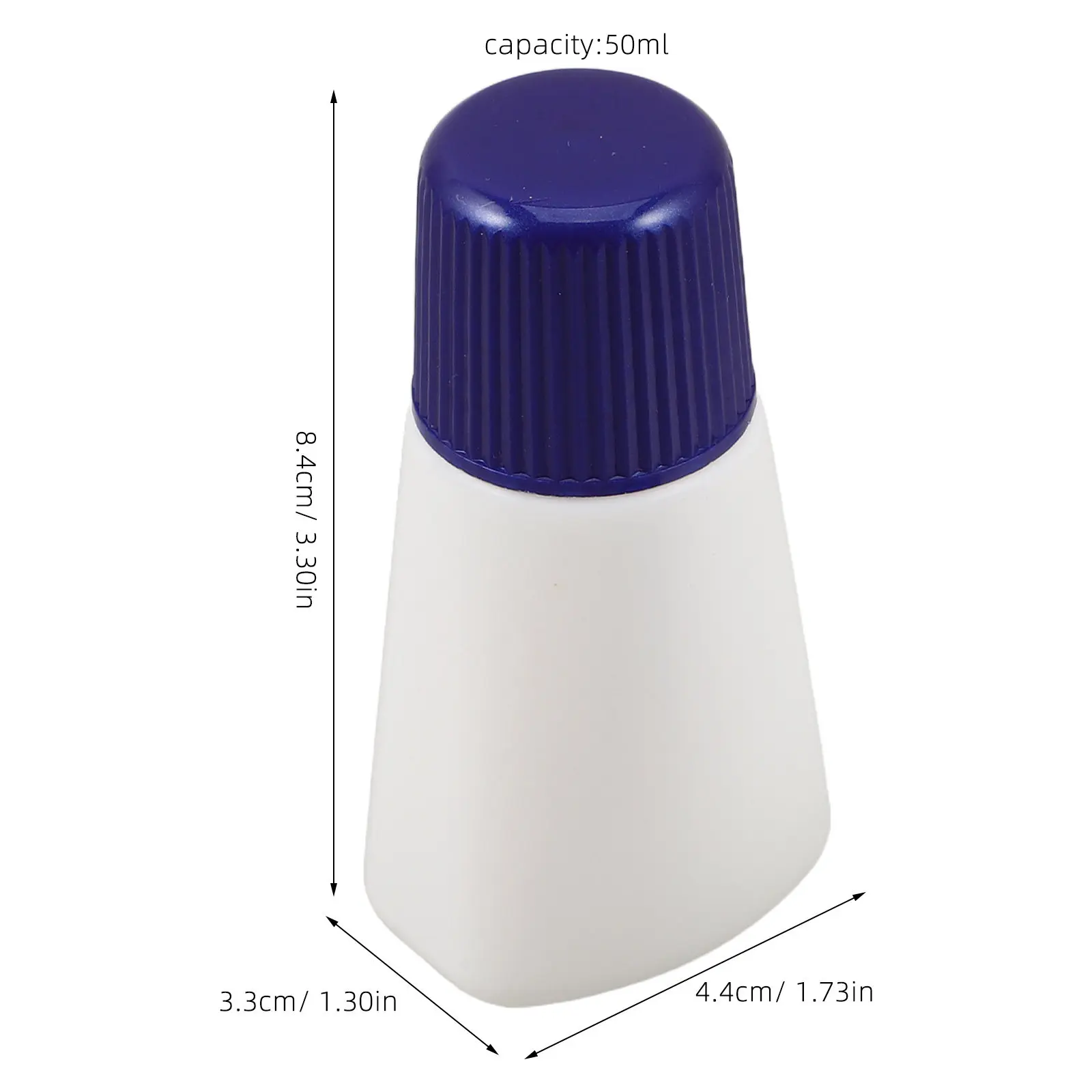 10Pcs Plastic Sponge Applicator Bottles 50Ml Refillable Dauber Bottles for Envelope Sealer Moistener Liquid Glue Precise
