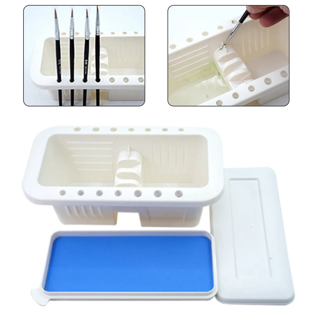 Wet Palette Model Painting Moisturizing Box Kits Water-based Palette Wet Tray for Model Hand Painted Tools Hobby DIY Paint Art