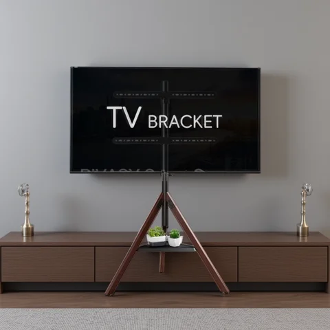삼각대 베이스 높이 조절이 가능한 TV 스탠드 32 ~ 75 LCD OLED 평면 스크린 브래킷 최대 하중 40kg 60kg용 바닥 TV 홀더