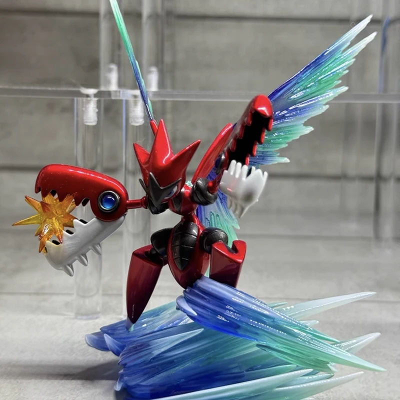 PokéMon Bkm Mega Scizor Anime Figuur Pop Model Gk Trendy Speelgoed Ornamenten Actie Pop Collectible Pvc Kinderen Verjaardagscadeautjes