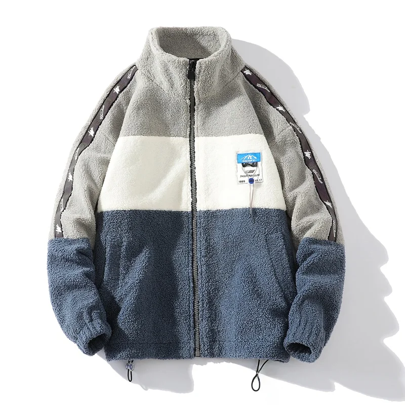 

Lamb Velvet Jaet Men's Winter Thiened Fce Cotton Coat Ins Super ular Couple Cottonwear Loose Stand Collar Cotton Pa...