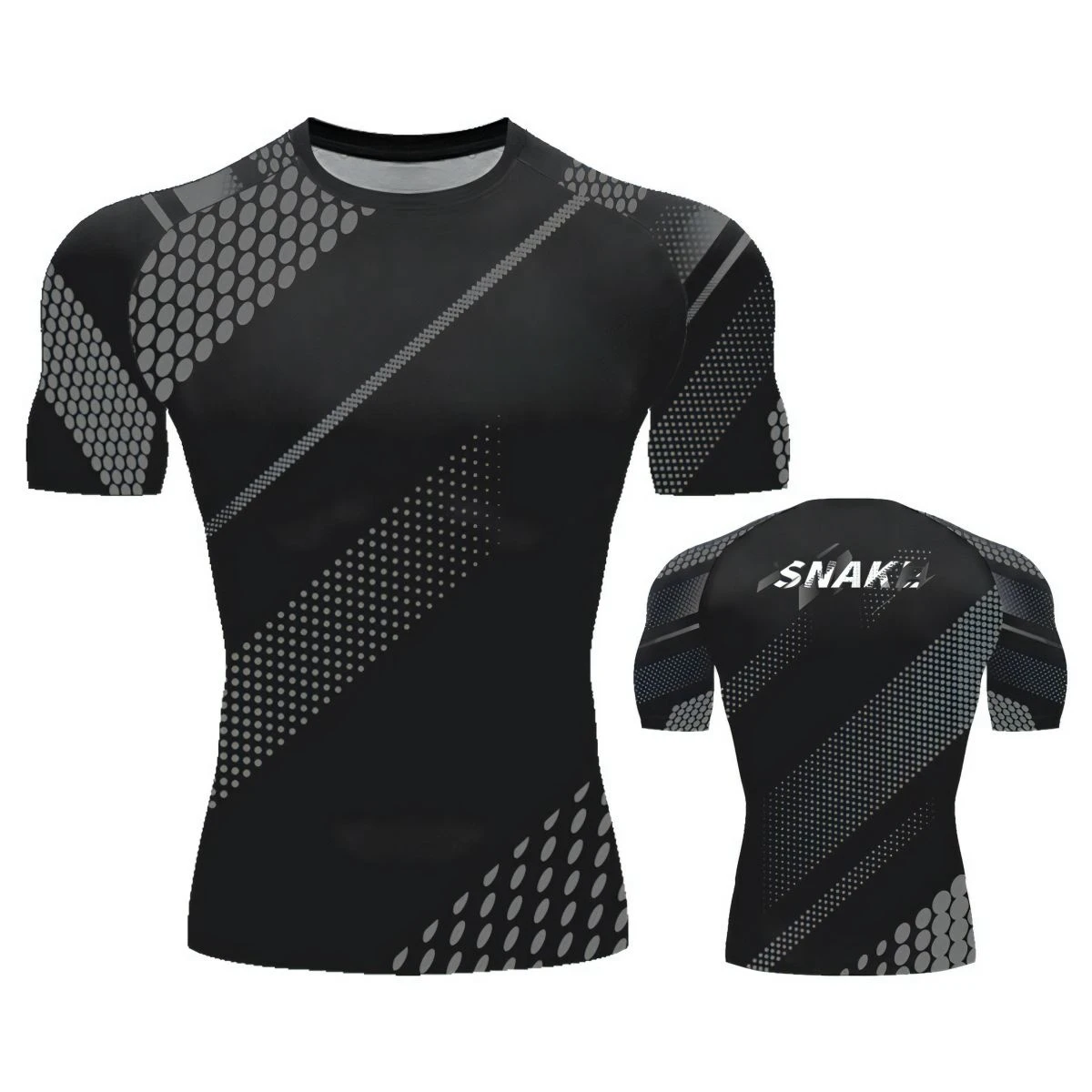 

Men Gym Sportswear Compression Short Sleeve Running Man Daily Training Boxing T-Shirt Sports Shirt Woman Breathable O-Neck Top