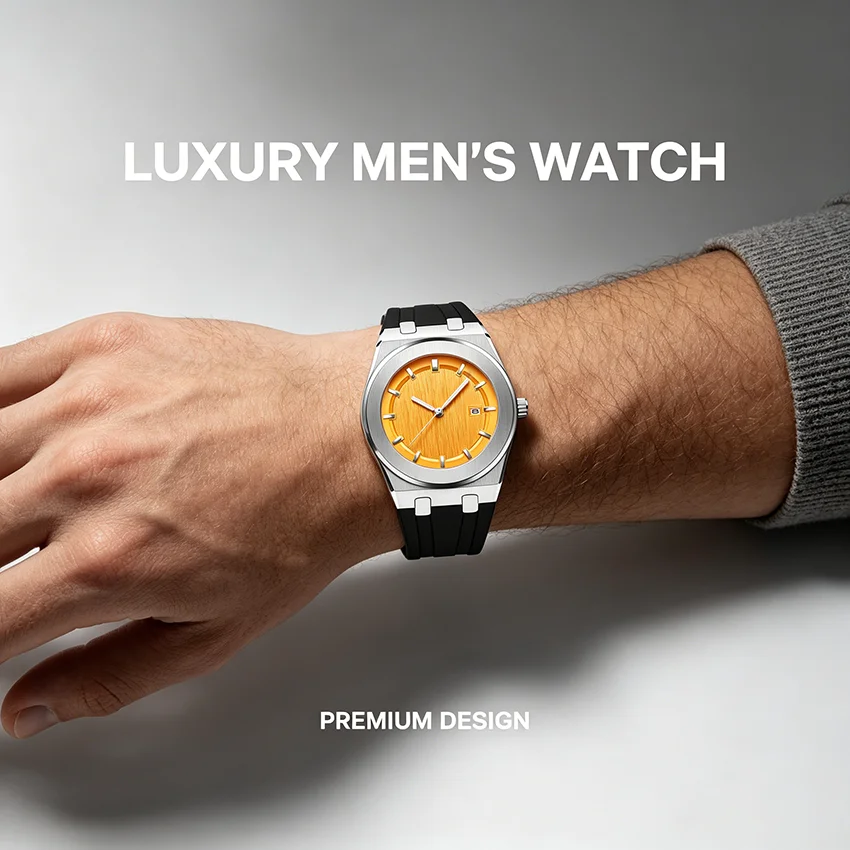 Factory Price Man Wristwatch Custom Logo Men's Watches Waterproof Luminous Chronograph Quartz Watch for Men