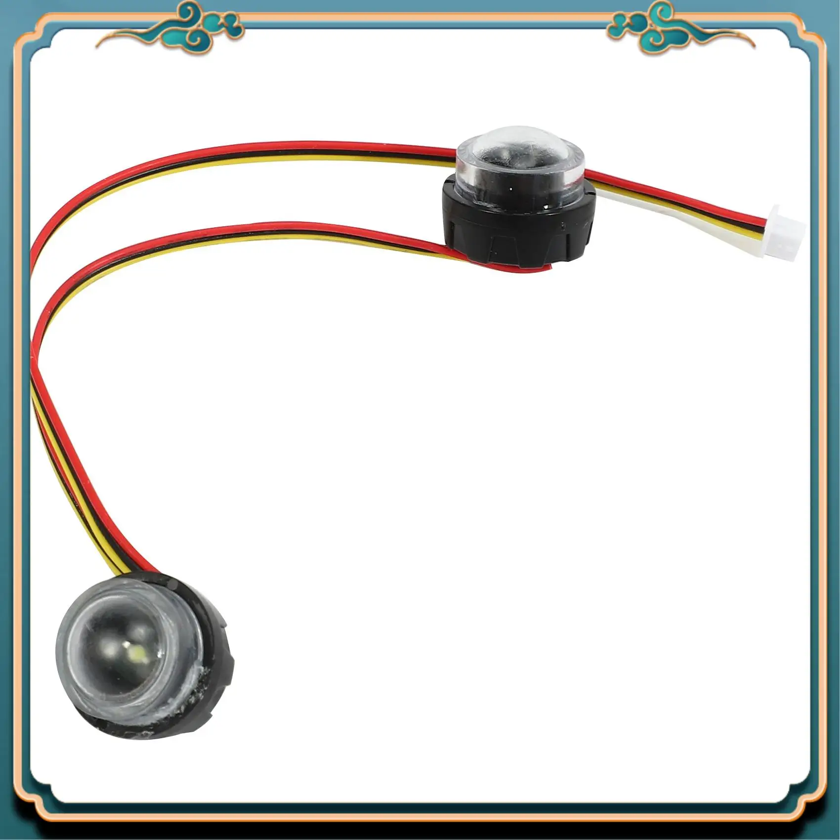 ABJG-luz LED frontal para SG 1603 SG 1604 SG1603 SG1604 1/16 piezas de repuesto de coche teledirigido accesorios y tablero de marco del cuerpo del chasis