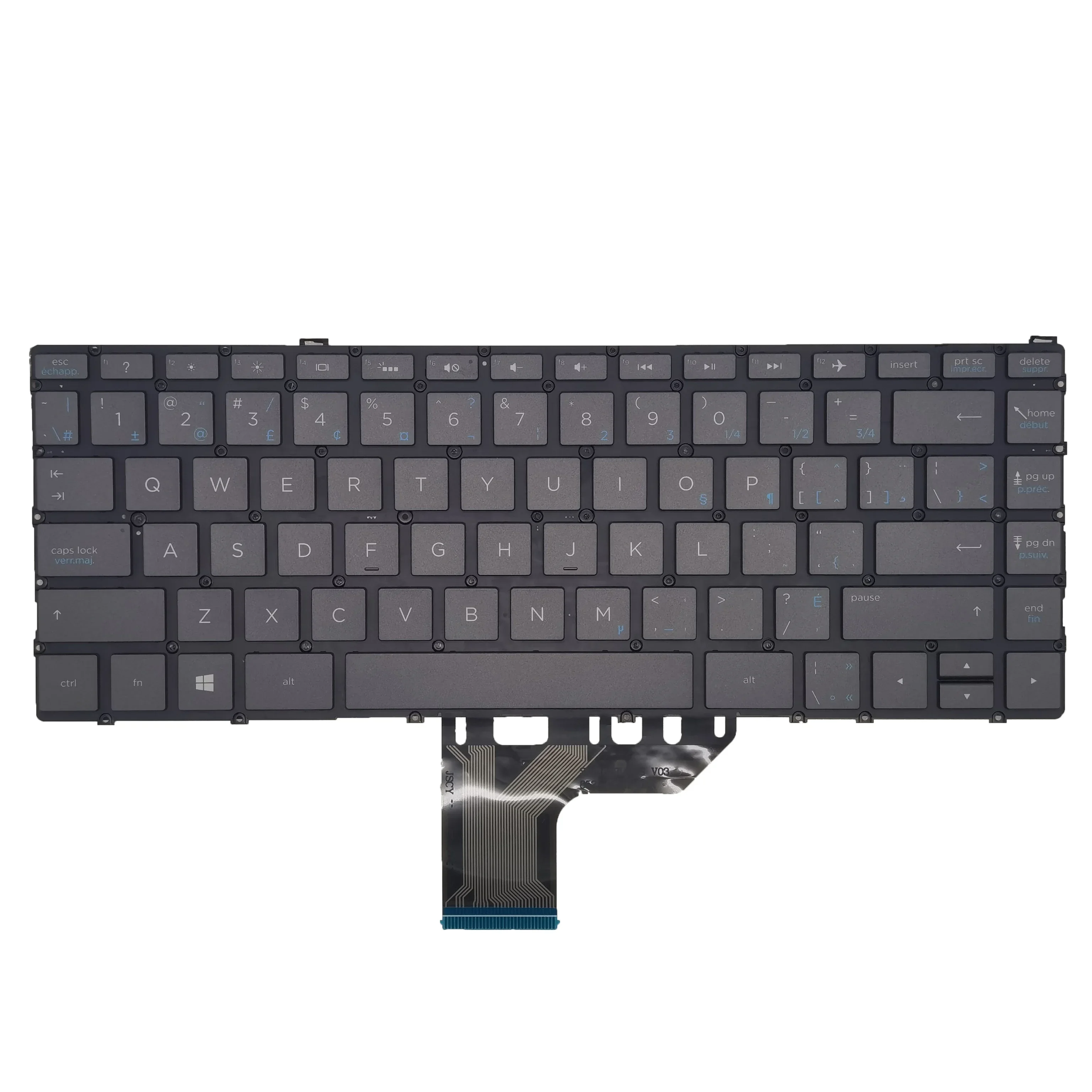 Laptop US Keyboard for HP X360 ENVY 13-AE 13-AD  13-W TPN-I128 Q178 Q199 New Original Notebook Keyboard English Replacement