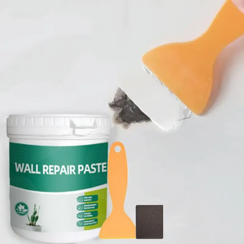 600g Wall Mending Agent Wall Crackk Repair Cream Drywall Hole Peeling Gap Repair Agent Quick-Drying Restore Wall Repair Paste