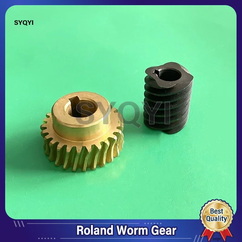Roland Printing Machine Accessories R700 Paper Tail Air Copper Worm Gear, 700 Motor 26-Tooth Copper Gear Worm Drive