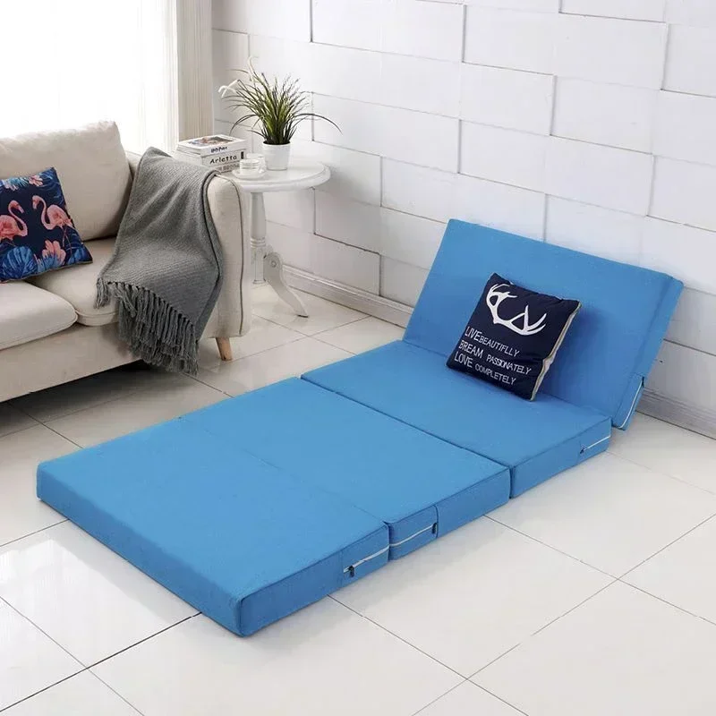 Colchão Dobrável de Espuma de Memória, Colchonete Dobrável Individual para Descanso no Escritório, Colchonete Simples de Tatami para Yoga em Casa