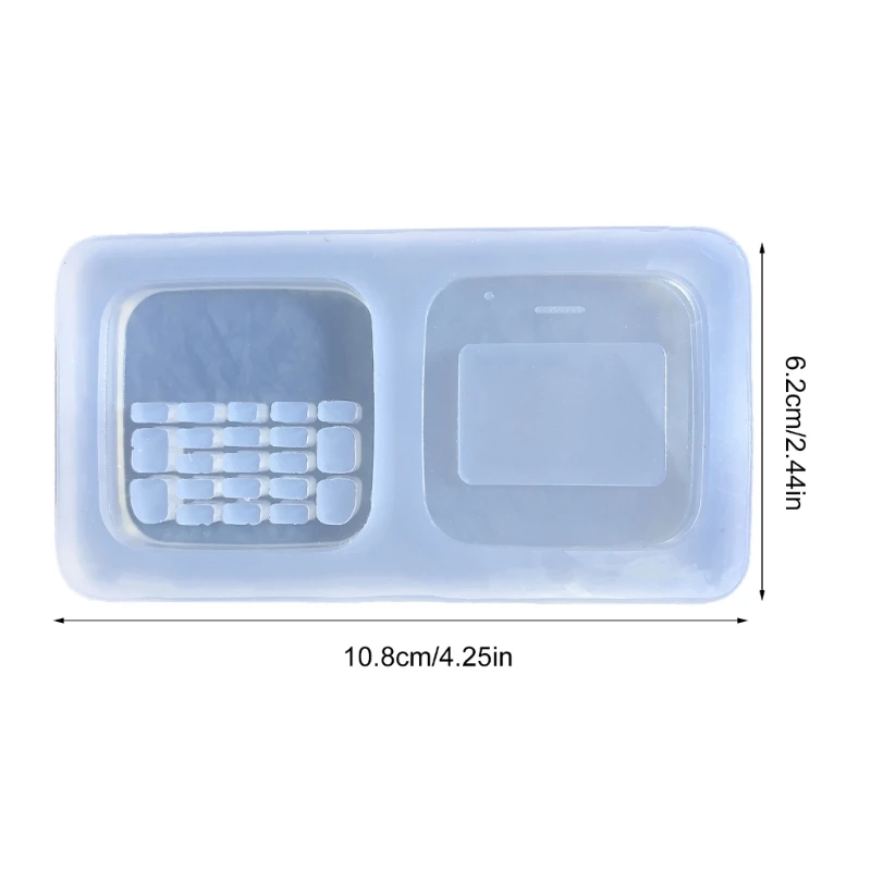 Resin Shaker Molds Silicone Resin Casting Molds Epoxy Quicksand Molds for DIY Pendant Charms Jewelry Making Accessories