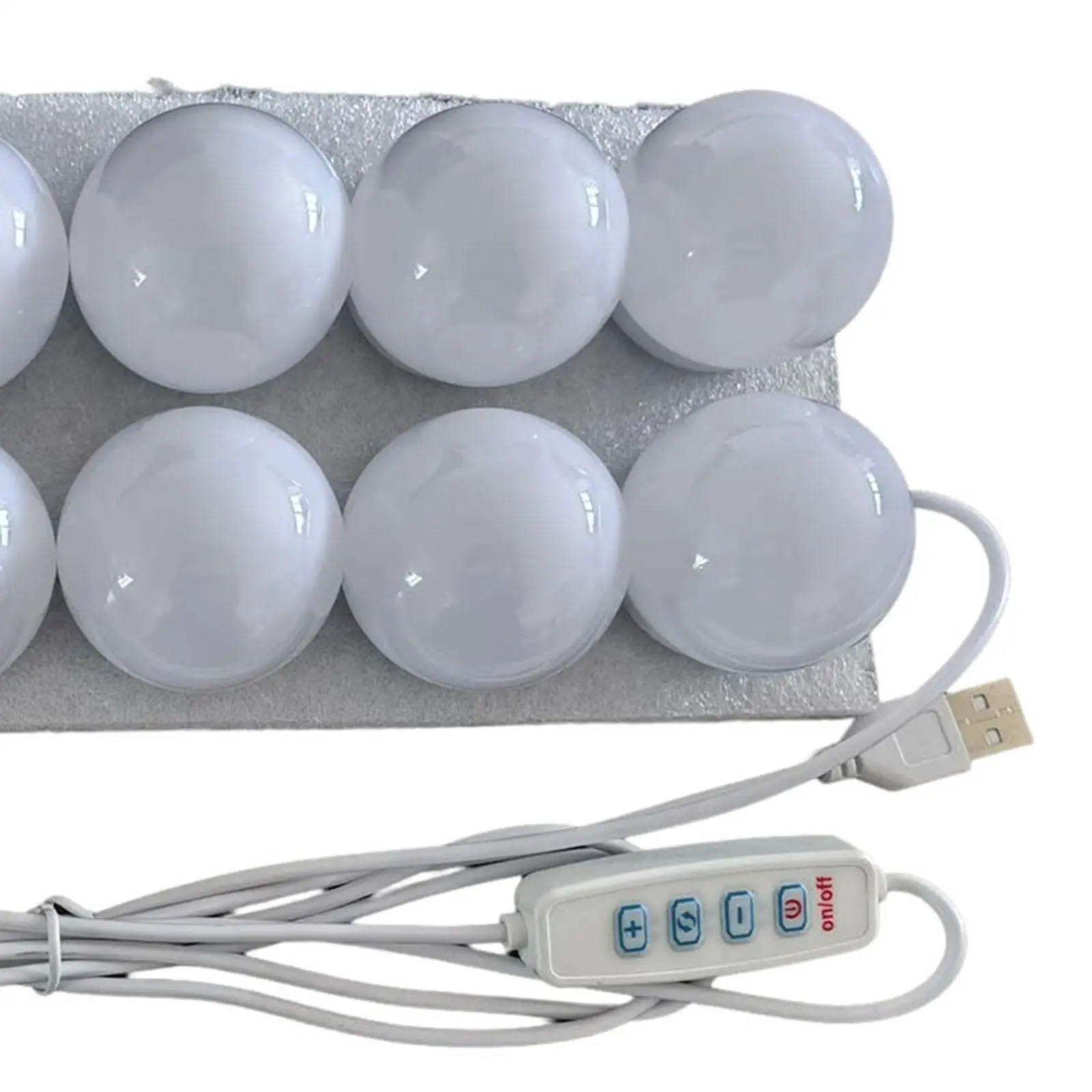 Imagem -06 - Led Dimmable Maquiagem Espelho Lâmpadas Vanity Stick Quarto Tabletop Lights