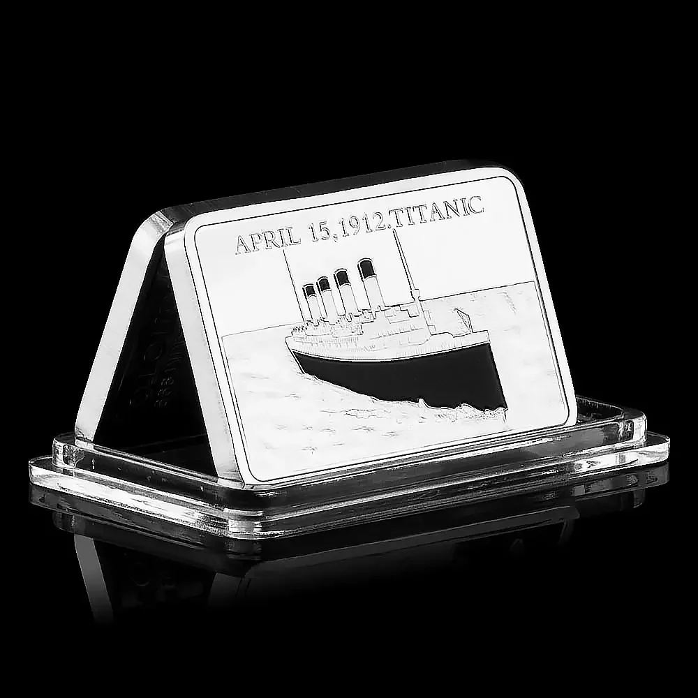 The United Kindom Titanic Collectible Silver Plated Souvenir Coin Collection Art Creative Gift Copy Commemorative Coin