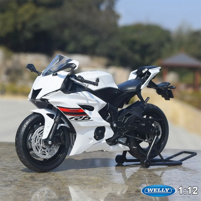 

WELLY 1:12 2020 YZF-R6 Alloy Motorcycle Model Simulation Diecast Metal Street Motorcycle Model Collection Children Gift