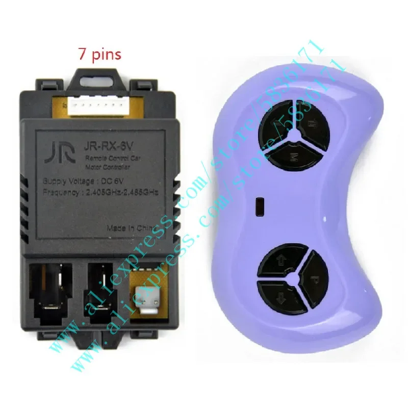 JR-RX-6V 3 pines 10 pines receptor de coche eléctrico para niños controlador de bebé vehículo eléctrico accesorios de juguete 2,4G