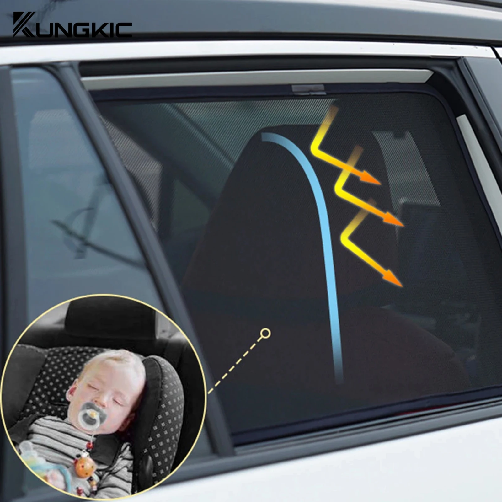 

For BMW X1 U11 IX1 2023 2024 Front Windshield Blind Curtain Rear Side Baby Seat Window Sun Shades Visor Sunshade Shield