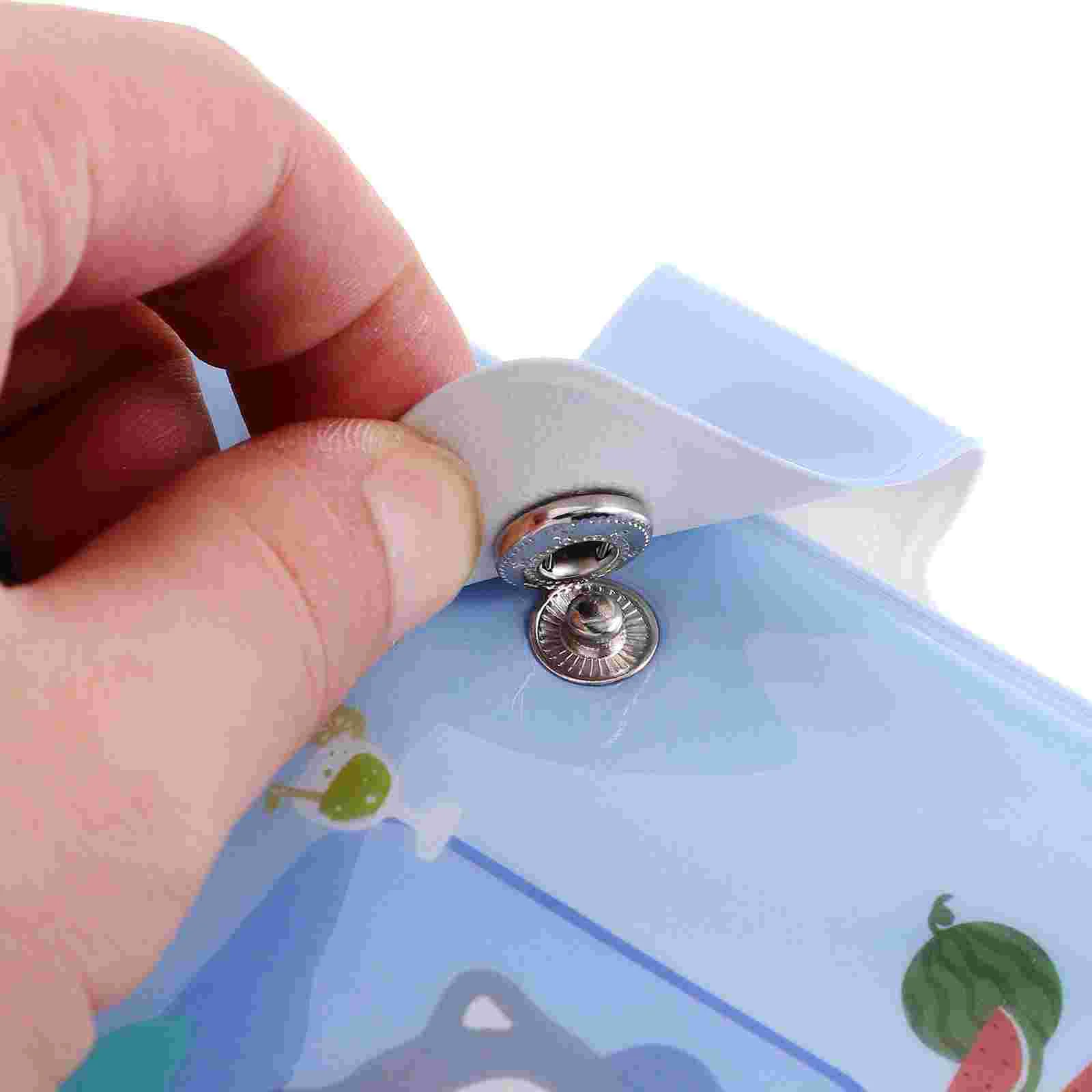 Cartoon Loose-leaf PVC Storage Album 3-inch Photo A5a6 Cute Binder (a5 #Dream Blue) Plastic Planner Cover Note Pads