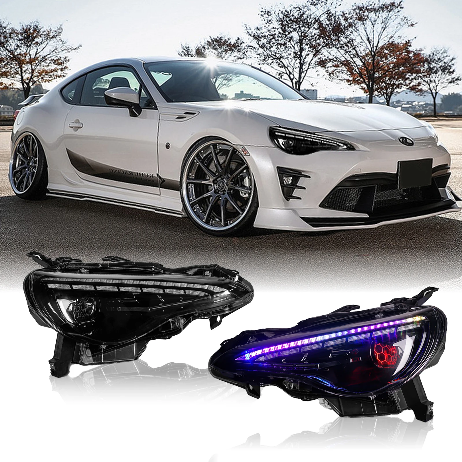 

HOSI Suitable Modified Car Accessories Headlight for toyota Gt86 Headlamp BRZ Led Frontlamps 2012---2020 Parts Wholesale