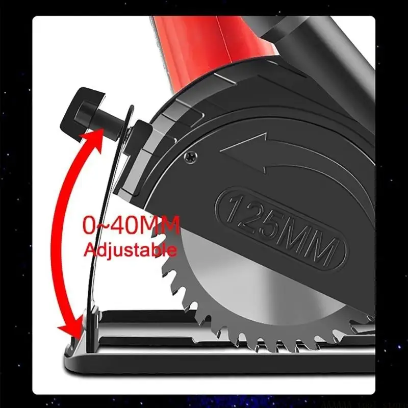 A2BE Angled Grinder Base Bracket 45 Degree Adjustable Cutting Base Positioning Bracket Stable Slotting Stand Tool Accessories