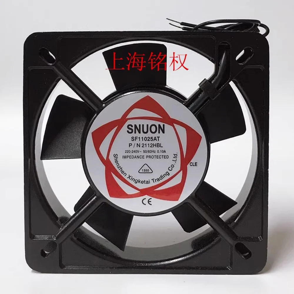 Ventilador para o sol sf11025at, p/n 2112hbl 11025, 220v, rolamento de esferas 110x110x25mm, 110mm