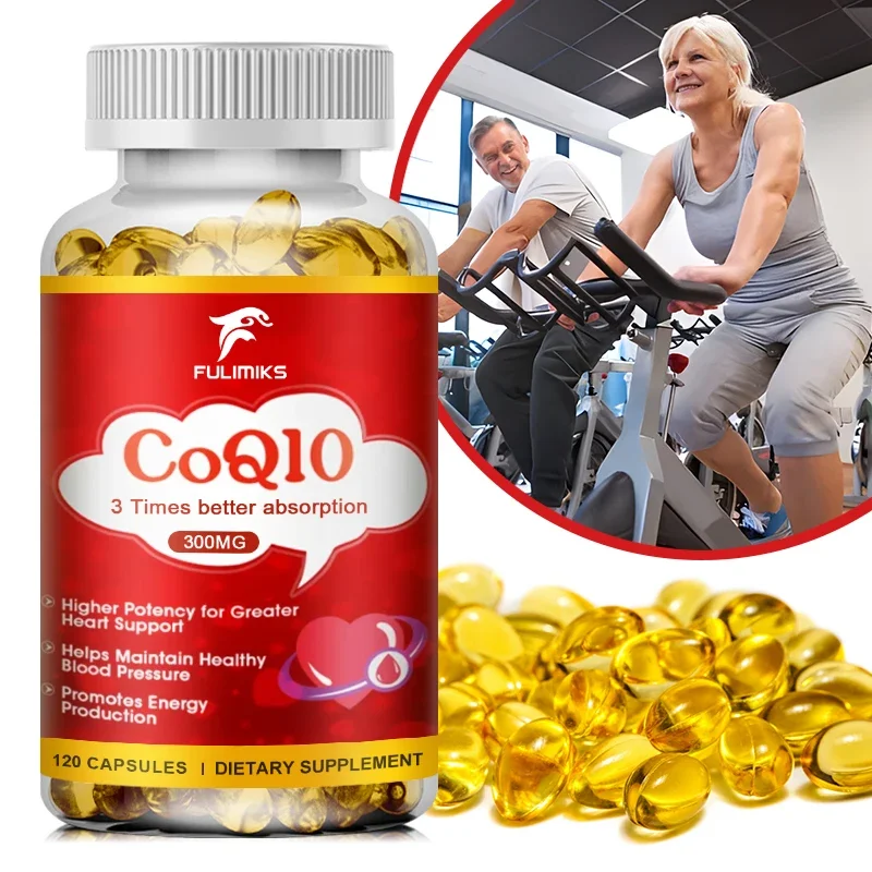 CoQ10 300mg | Coenzyme Q-10 | Antioxidant & Immune Support Energy Production Suppelment| Non-GMO, Gluten Free Vegan