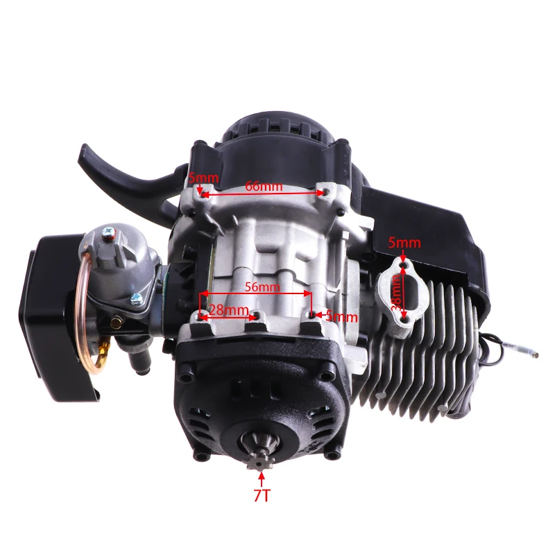 

Motorcycle 43cc 47cc 49cc 2 STROKE ENGINE MOTOR MINI QUAD ROCKET POCKET BIKE