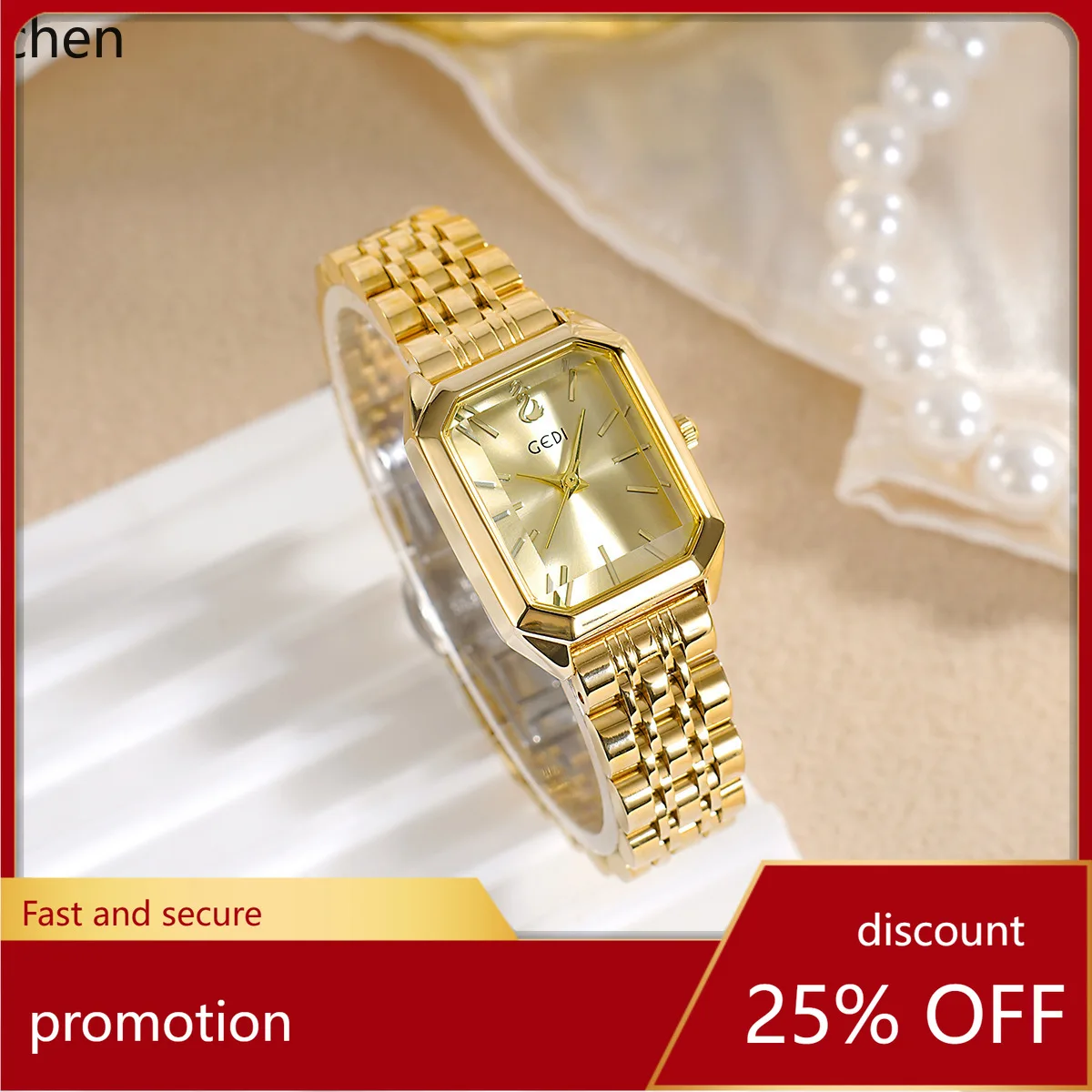 

Zml small square watch: exquisite, stylish, minimalist, and elegant everyday quartz watch