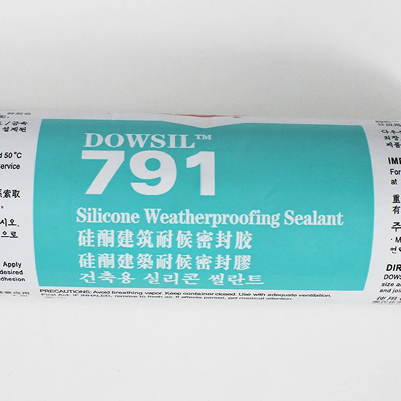 원래 Dow Corning Dowsil 791 건축용 저모드 실리콘 실란트 590ML