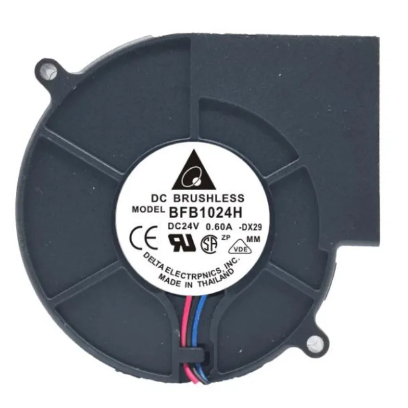 New Cooler Fan for Delta BFB1024H 24V 0.60A 9733 9cm High Air Volume Turbofan Cooling Fan 9CM 97 * 97 * 33mm