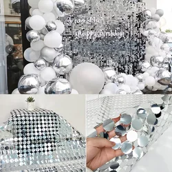 3FTx4FT Sequin Wall Circular Glitter Curtain Backdrops Curtain Photozone Shimmer Wall Backdrop Wedding Birthday Party Decoration