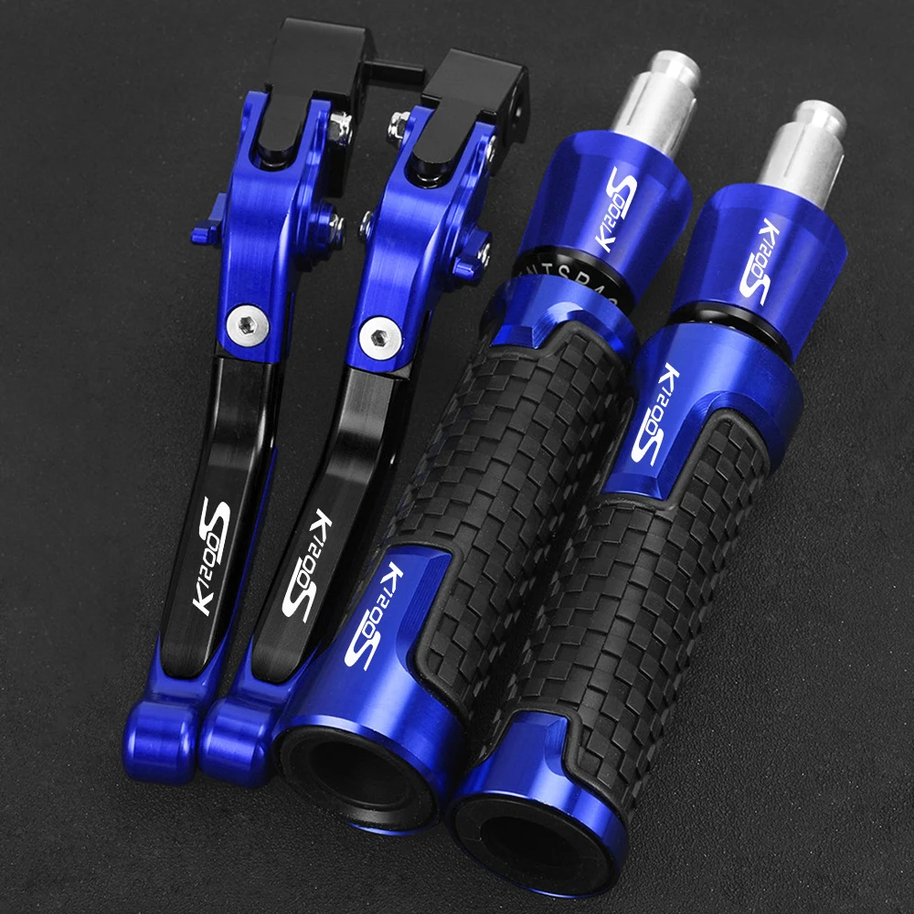

Adjustable Brake Clutch Levers FOR BMW K1200S 2004 2005 2006 2007 2008 K 1200 S Foldable Extendable Handlebar Handle Bar Grips